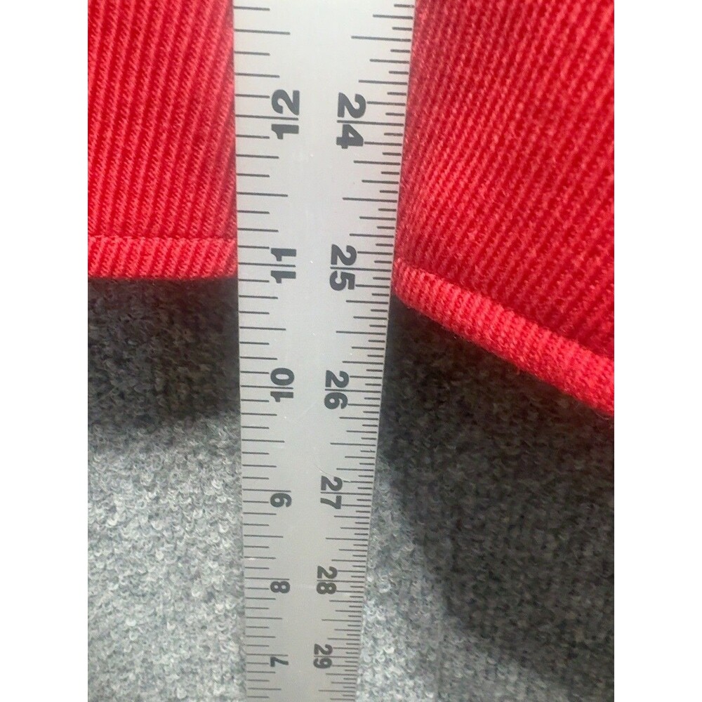 Vintage Valentino Boutique Red Wrap Blazer Jacket Made Italy XS - Picture 7 of 7